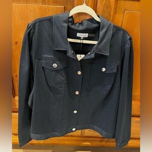 Calvin Klein Women’s Sportswear Essential  Stretch Denim Jacket 3x Blue